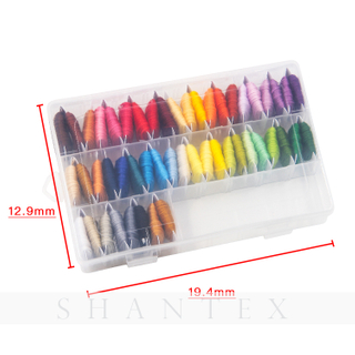 Stickgarn 50er DMC Colors Stickgarn-Kits mit Aufbewahrungsbox Kreuzstichpackungen