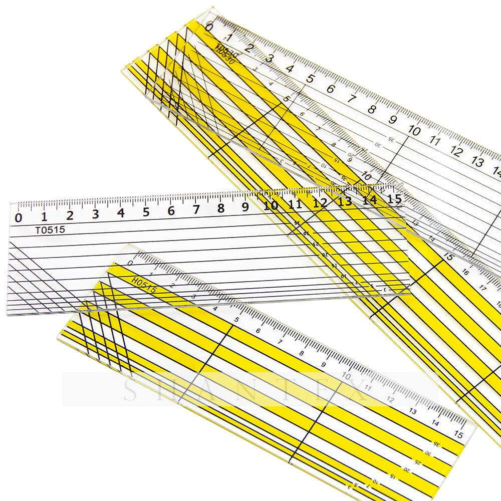 Acryl 15cm 30cm Kunststoff Gerade Quilten Lineal Schneiderei Lineale Skala Parallel Lineal