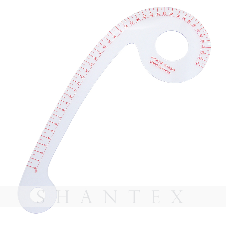 Scale Quilt Ruler Sewing Schneiderkurvenlineal Garment Curve Rule mit Nahtzugabe